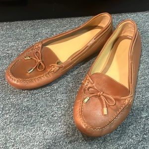 Michael Kors Camel Leather Loafers